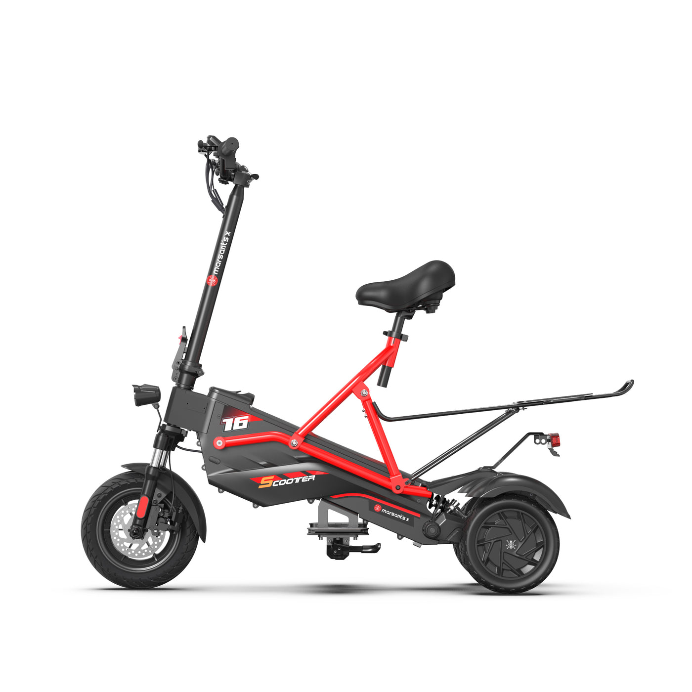 500W*2 Dual Motor Three Wheel Electric Scooter