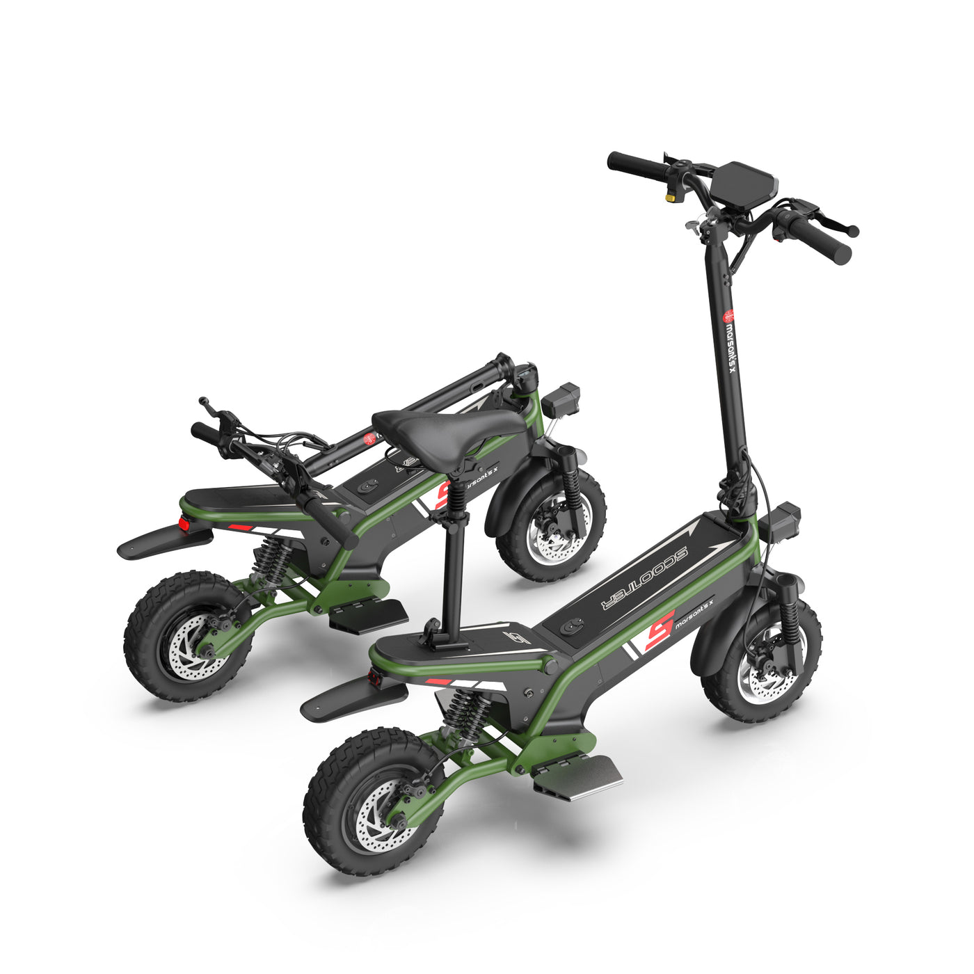 500W 48V Motor Off Road Electric Scooter With Seat