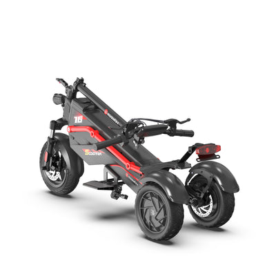 500W*2 Dual Motor Three Wheel Electric Scooter