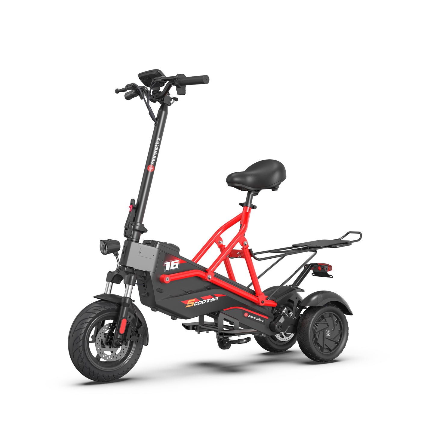 500W*2 Dual Motor Three Wheel Electric Scooter