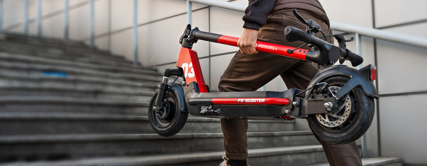 marsants'x-Lightweight and Foldable electric scooter